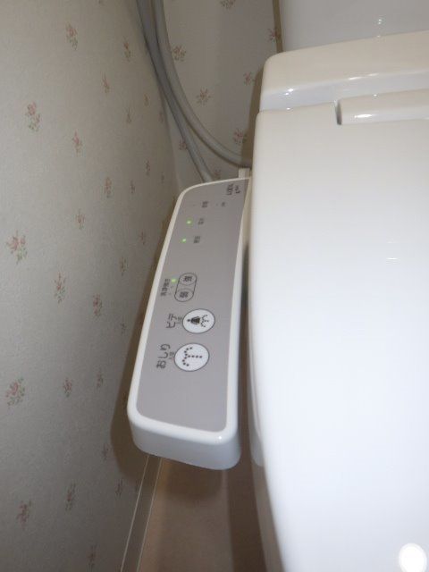 トイレの暖房洗浄機能パネル