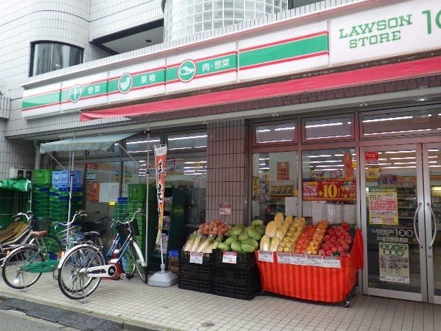 ２分も歩けば生鮮食料品も買える１００円ローソン