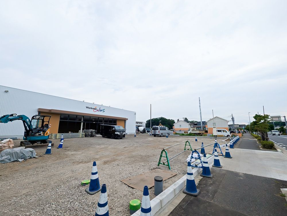 建築中の店舗