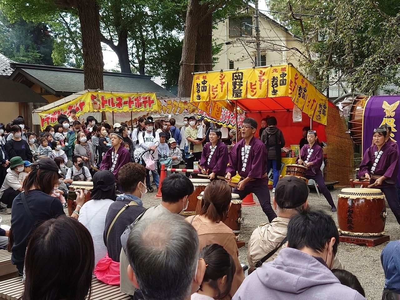 田無神社例大祭での演奏